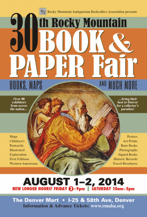 Rocky Mountain Book &amp; Paper Fair, Denver, CO 
