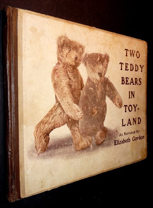 Item #007007 Two Teddy Bears in Toyland. Elizabeth M. Gordon.