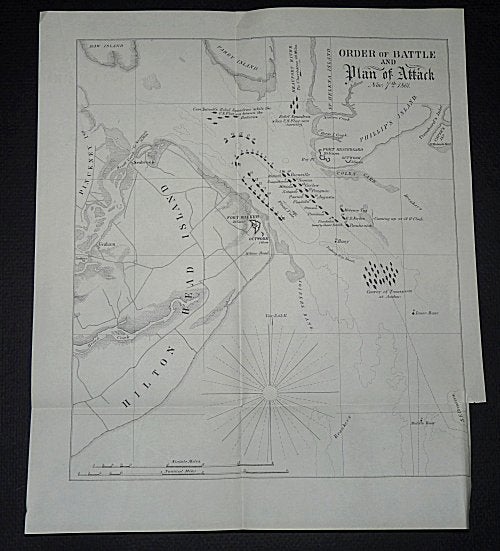Item #007058 Order of Battle and Plan of Attack: Nov 7th 1861 [The Battle of Port Royal). Unlisted.