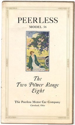 Item #008337 1918 - Peerless Model 56: The Two Power Range Eight (Automobile Sales Catalog)....