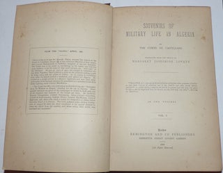 Souvenirs of Military Life in Algeria (2 volumes)