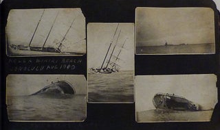 Photograph album documenting six years in the life of an itinerate west coast laborer, whaler, and general seaman.