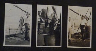 Photograph album documenting six years in the life of an itinerate west coast laborer, whaler, and general seaman.