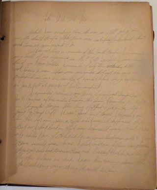 Item #008730 World War II American prisoner of war’s handwritten memoir-journal and photograph...
