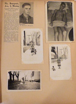 World War II American prisoner of war’s handwritten memoir-journal and photograph album.