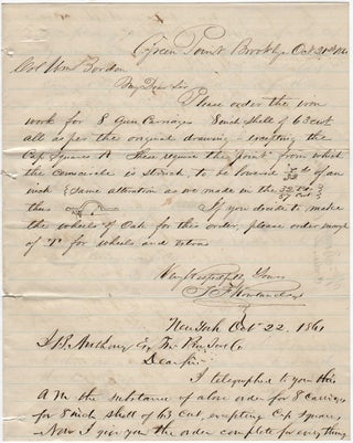Item #008823 Correspondence between Thomas F. Rowland, Colonel William Borden, and J.B. Andrews...