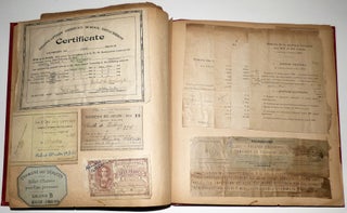 Memory book assembled by one of the first U.S. YMCA workers to deploy during World War One who later received a commission in the Army and after the Armistice served as a missionary in North Dakota.
