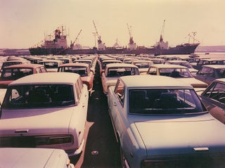Collection of photographs documenting an early U. S. Toyota dealer’s trip to Japan to be part of the celebration recognizing the five millionth car to roll off the company's assembly line.