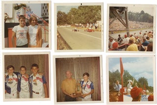 Item #009057 PHOTOGRAPHIC ARCHIVE DOCUMENTING A TEENAGER'S SUCCESSFUL TWO-YEAR SOAP BOX DERBY...