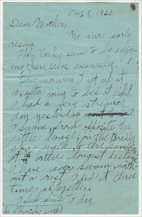 “MY ALUMNAE PIN CAME THIS MORNING, IT IS MY GRADUATION PRESENT FROM CLAUDE.” An archive of letters and ephemera related to Dr. Grace Flanders Wilson, an 1899 graduate of the New York Medical College and Hospital for Women (NYMCHW)