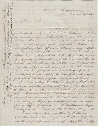 “THE CAPTAIN . . . A QUAKER FACE WHICH IS EASILY RIGGED ON, BAFFLES THIS NUMBSCULL.” A candid and gossipy letter to his wife by a physician serving aboard the flagship of the Home Fleet who would go on to become a Medical Director of the Navy and serve three times as a Fleet Surgeon