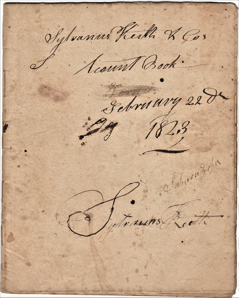 Item #009814 “2½ Thousand Short Shingles & 4500 Long” Two 1820s lumber company account books from mills in the Brocton-Bridgewater region of Massachusetts. Sylvanus Keith, Clifford Carver.