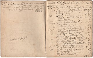 “2½ Thousand Short Shingles & 4500 Long” Two 1820s lumber company account books from mills in the Brocton-Bridgewater region of Massachusetts