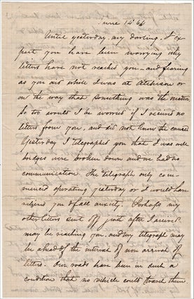 “Night and day I have been employed trying to secure the Land of the companies from being washed away and our mill from being destroyed.” Letter from the general who went to work for a Colorado mining company to support his family after being scapegoated and cashiered from the Army following the Union defeat at Second Bull Run