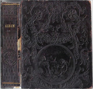 1830s – A young woman’s attractive leather-bound “Album” that was used as a commonplace book
