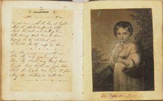 1830s – A young woman’s attractive leather-bound “Album” that was used as a commonplace book