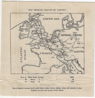 1896 – Advertising packet for Frank C. Clark’s Vacation Excursion to Europe, 1897