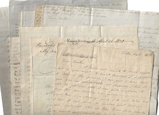 1815-1849 – Archive of letters received by a minister and his wife who journeyed from...