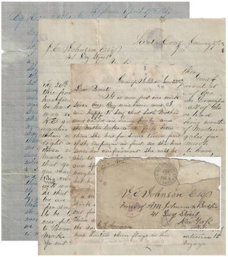 Item #010117 1867-1874 – Three letters from one of the worst (or unluckiest) sea captains who...