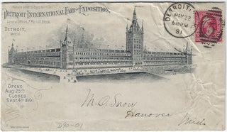 1891 – Advertising material for the Detroit International Fair and Exposition