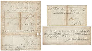 Item #010163 1809 – Letter from a pioneer steamboat captain requesting approval from the New...