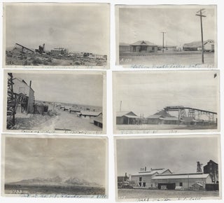 Item #010180 1919 – Six black and white photographs of the Pacific Coast Borax complex located...