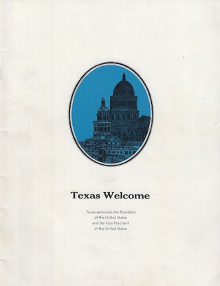 1963 – An invitation, souvenir brochure, and broadside program for President Kenndy’s “Texas Welcome Dinner” in Austin on 22 November 1963 that never occurred as he had been assassinated earlier in the day