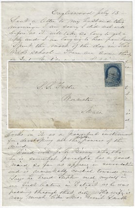 1856 – A letter from one of the most radical abolitionists, Abby Kelley, and her equally. Abby Kelley to Stephen Symonds.