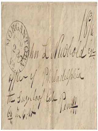 1844 &ndash; Letter from a land speculator to a potential investor regarding the difficulty in purchasing a large tract of land near Kingwood in western Virginia