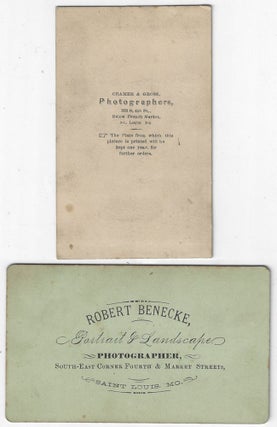 1873 – An impressive U.S. State Department Naturalization Certificate for a German immigrant who opened a boot-making shop in St. Louis, Missouri along with two cdvs, one in duck-hunting gear wearing a pair of what, no doubt, are boots that he made himself