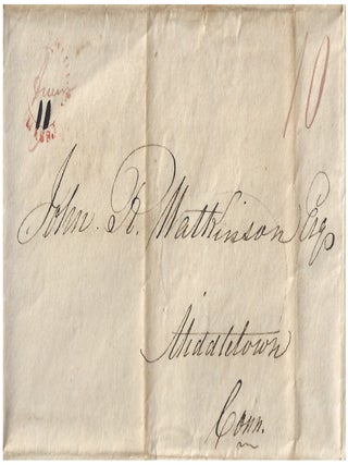 1827 &ndash; Letter requesting replacement parts for an early rope-making machine
