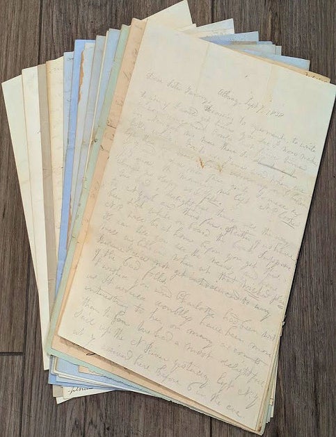 Item #010732 1839-1850 &ndash; Archive of correspondence related to the Ames Manufacturing Company, one of the first sword-makers in the United States and the premier provider of edged weapons to the federal government. recipient James T. Ames.