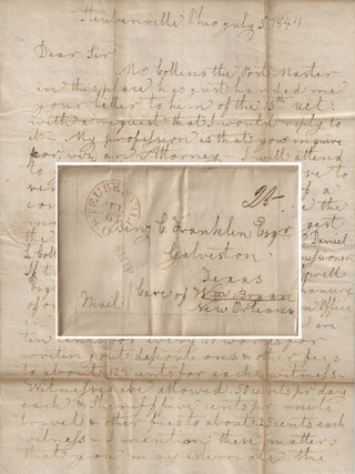1844 &ndash; Reply by a prominent Ohio attorney to a request from an even more important Republic of...