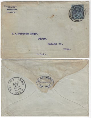 1900 – Correspondence related to the sale of custom-made shotgun for an American in Iowa by a prestigious British gunmaker