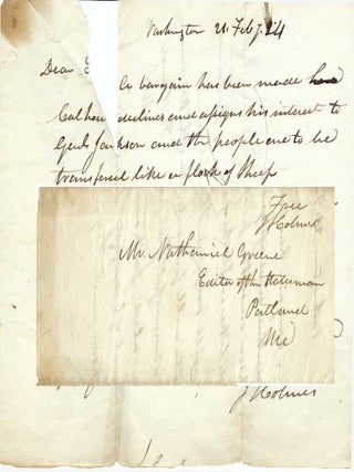 1824 &ndash;Brief letter that succinctly summarizes the death of the Democratic-Republican Party,...