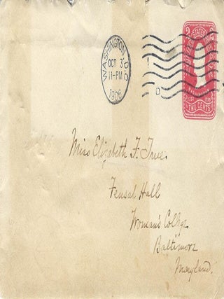 1906 &ndash; Letter full of collegiate advice from &ldquo;the father of agricultural education&rdquo; to his daughter who was beginning her studies at The Women&rsquo;s College of Baltimore, today Goucher College