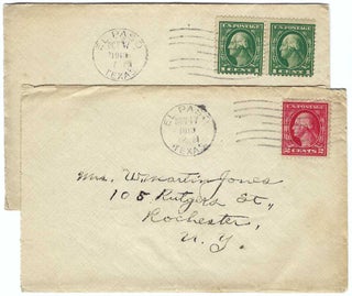 1913 – Three exceptional letters from a Southern Pacific machinist in El Paso to his mother providing an account of the Second Battle of Juarez and the blood-thirsty violence of Pancho Villa and his army