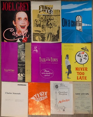 Item #010778 1911-1987 – A collection of 27 programs, mostly from New York and London theatres