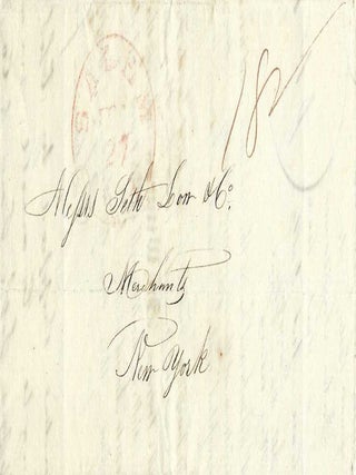 1835 &ndash; A letter of regret written on an impressive Military Ball invitation Major General in the New York State Militia informs a subordinate that he and several other officers would not be able to attend a militia assembly in Watertown