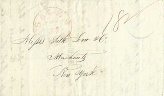 1835 – A letter of regret written on an impressive Military Ball invitation Major General in the New York State Militia informs a subordinate that he and several other officers would not be able to attend a militia assembly in Watertown