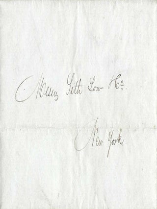 1835 &ndash; A letter of regret written on an impressive Military Ball invitation Major General in the New York State Militia informs a subordinate that he and several other officers would not be able to attend a militia assembly in Watertown