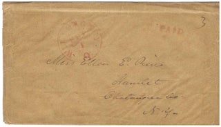 1851 – Letter from the Principal of the Willoughby Female Seminary requesting a former student to take a part-time teaching position at the school