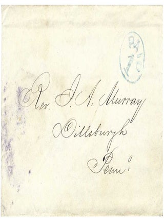 1851 &ndash; Letter from the Principal of the Willoughby Female Seminary requesting a former student to take a part-time teaching position at the school