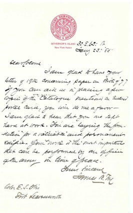 1882 – Treasury Department Circular promulgating the prohibition of importing opium by Chinese subjects living within the United States