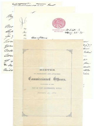 1882 &ndash; 1885 &ndash; Archive related to the founding of the Amy&rsquo;s School of Application at Fort...