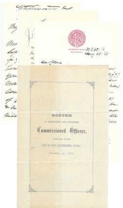 Item #010804 1882 – 1885 – Archive related to the founding of the Amy’s School of...