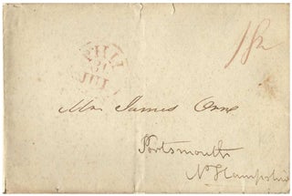 1823 – Letter from a young man who had traveled from Portsmouth, New Hampshire westward to St. Louis in search of potential business opportunities