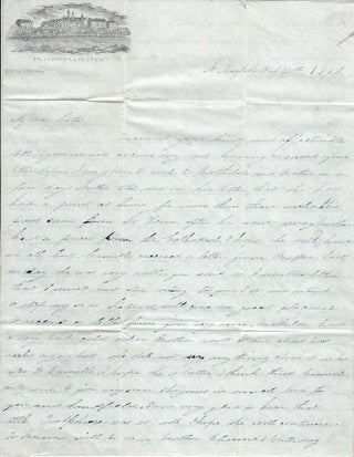 1847 – Letter to her sister in Canada from a young woman attending the first U. S. Catholic school for women, which was founded by Elizabeth Ann Seton, the first native-born U. S. citizen to be canonized as a saint