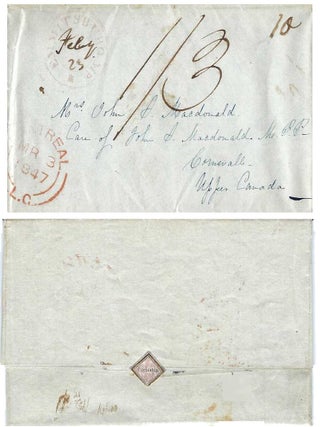 1847 &ndash; Letter to her sister in Canada from a young woman attending the first U. S. Catholic school for women, which was founded by Elizabeth Ann Seton, the first native-born U. S. citizen to be canonized as a saint