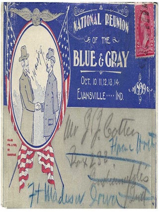 1899 &ndash; Letter regarding the impact of the National Reunion of the Blue and Grany upon fraternal (probably Masonic) recruiting